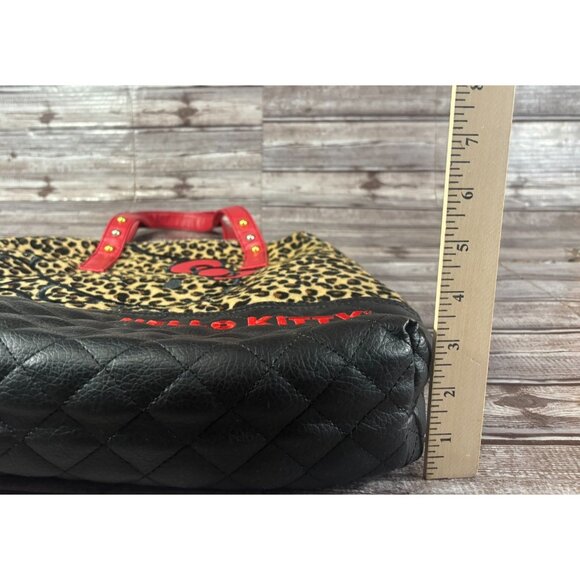 Hello Kitty X Loungefly Loves Leopard Large Tote Bag new brand - Picture 7 of 8